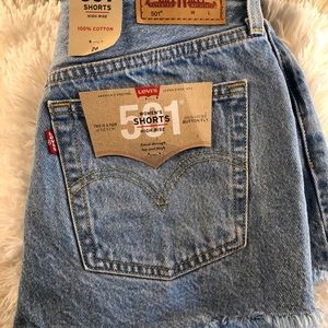 Women’s Levis 501 High Rise Shorts
